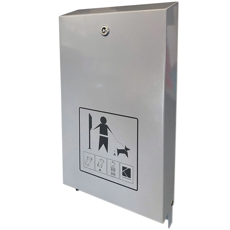 Hundekotstation Komplettset – Eco Hundebeutelspender mit 145 cm Standpfosten