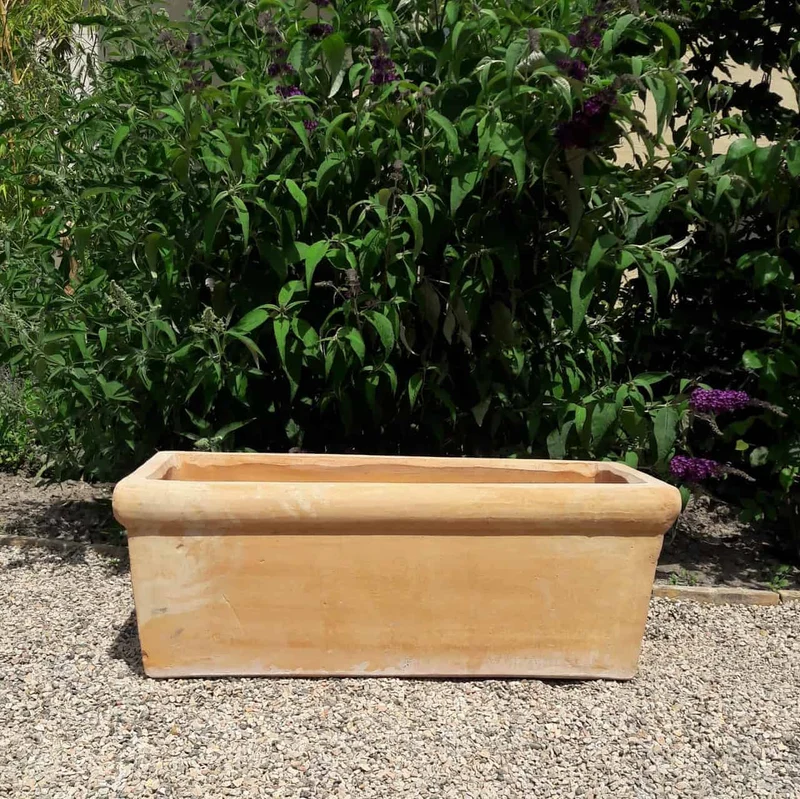 Pflanzkübel rechteckig Terrakotta "Erica", rechteckig, L=70 cm