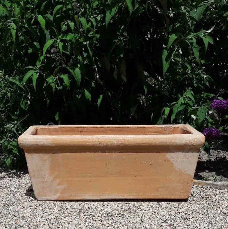Pflanzkübel rechteckig Terrakotta "Erica", rechteckig, L=70 cm
