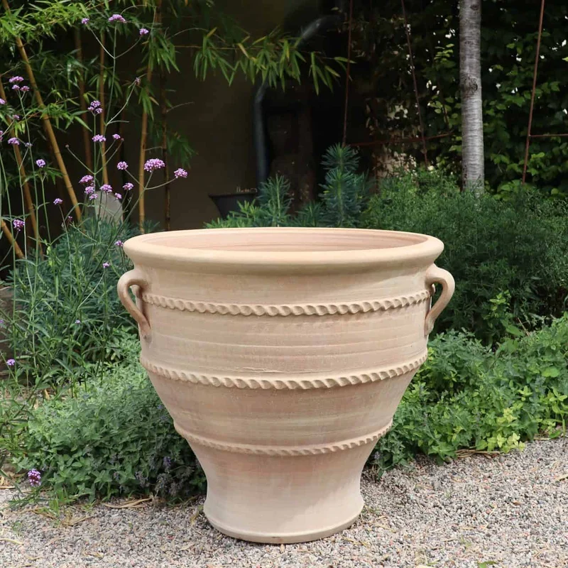 Terracotta Pflanzkübel "Rosa 2 ", H=60cm