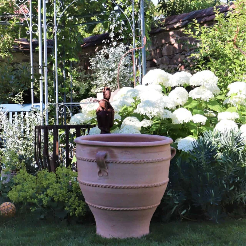 Terracotta Pflanzkübel "Rosa 2 ", H=60cm
