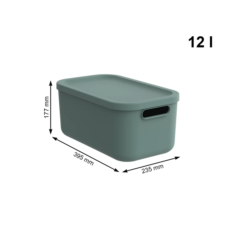 Aufbewahrungsbox 12 l 2er Set ALBULA LIGHT