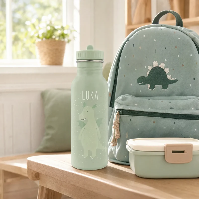 Trixie Trinkflasche Kinder personalisiert Drache