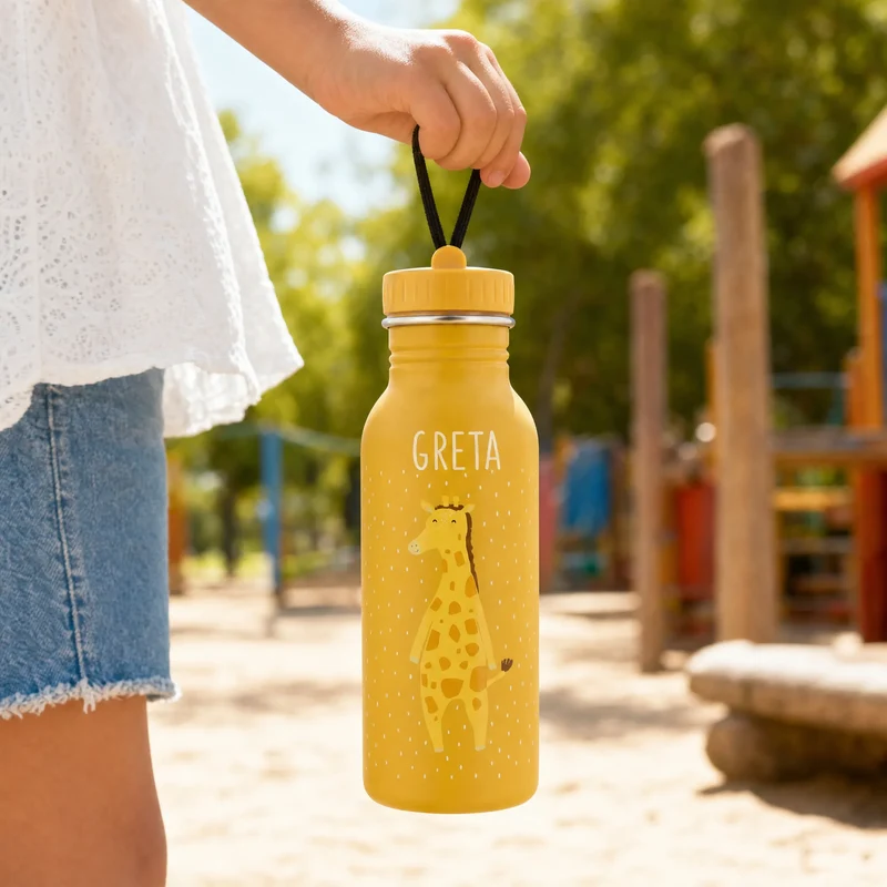 Trixie Trinkflasche Kinder personalisiert Giraffe