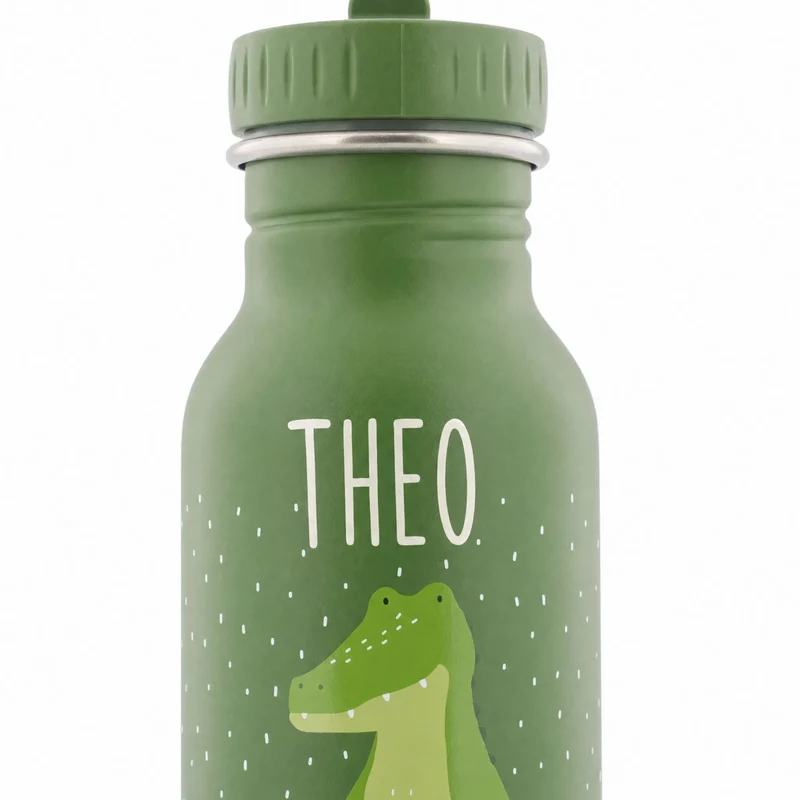 Trixie Trinkflasche Kinder personalisiert Krokodil