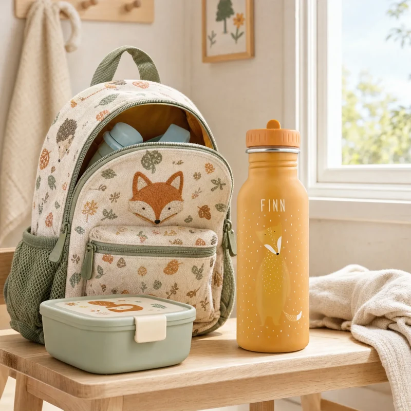 Trixie Trinkflasche Kinder personalisiert Fuchs