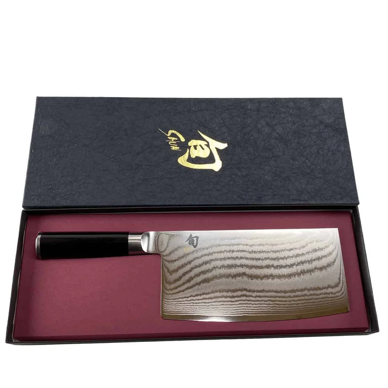 Kai Shun Classic Chinakochmesser DM-0712 + Schneidebrett aus Eiche, 30x22 cm