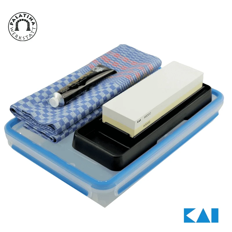 Kai 4-teiliges Schleifstein- und P?egeset AP-0316