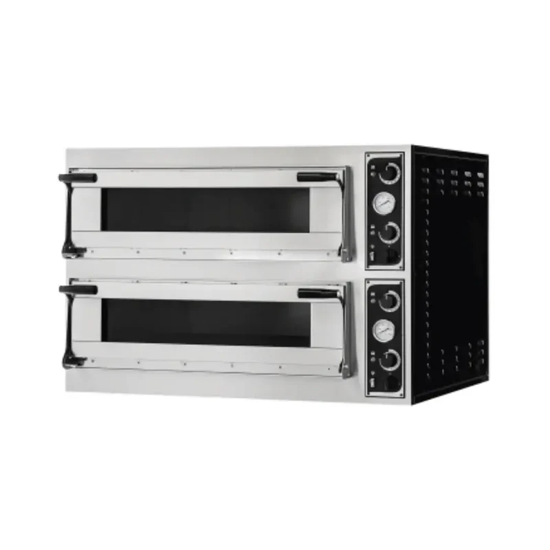 Pizzaofen Virtuoso44TOP Vollschamott - 2 Kammern - für 8 Pizzen á 35 cm