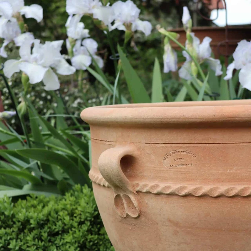 Terracotta Pflanzkübel "Rosa 2", H=50cm
