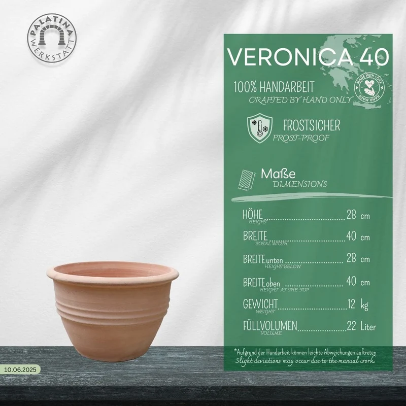 klassischer Blumentopf "Veronica", D=40cm