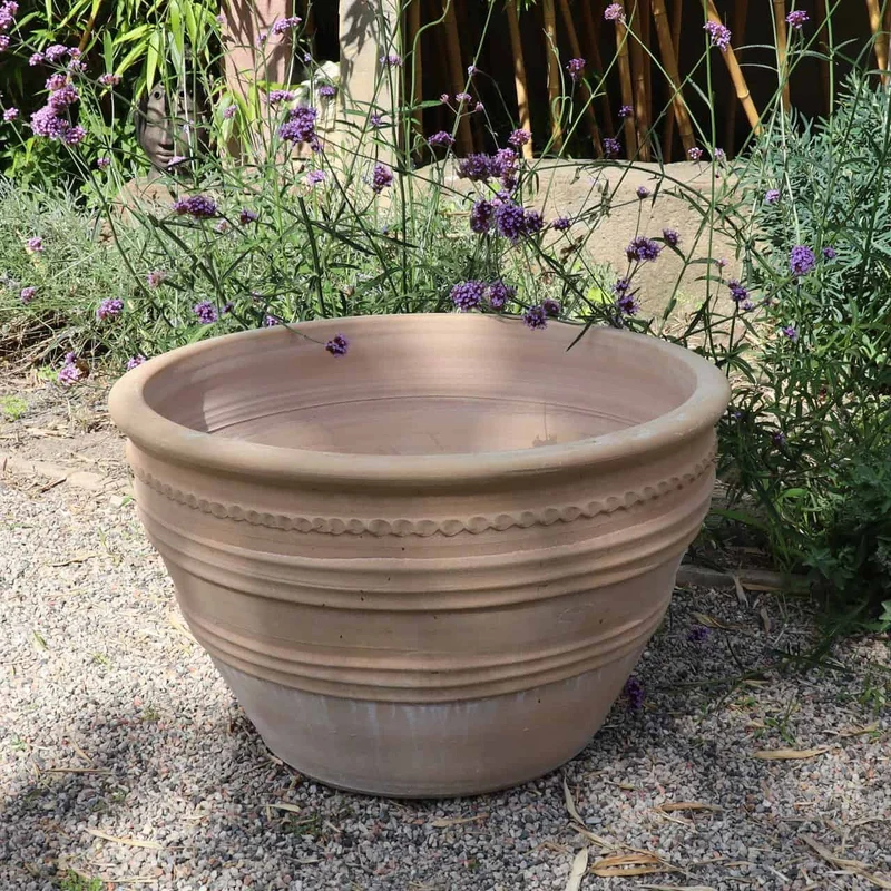 frostbeständiger großer terracotta Keramiktopf "Veronica", D=70cm