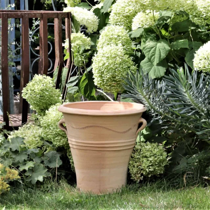 Terracotta Pflanztopf, Blumenkübel "Salvia", H=34 cm
