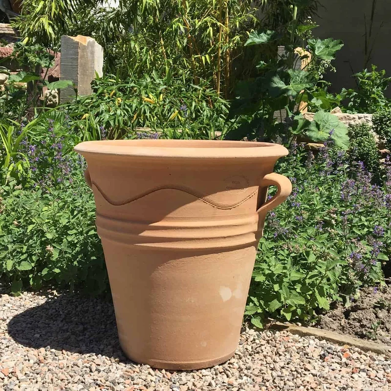 Terracotta Pflanztopf, Blumenkübel "Salvia", H=34 cm