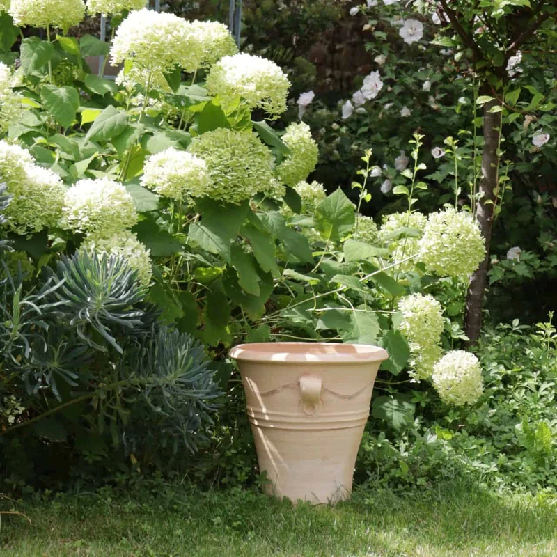 Terracotta Pflanztopf, Blumenkübel "Salvia", H=34 cm