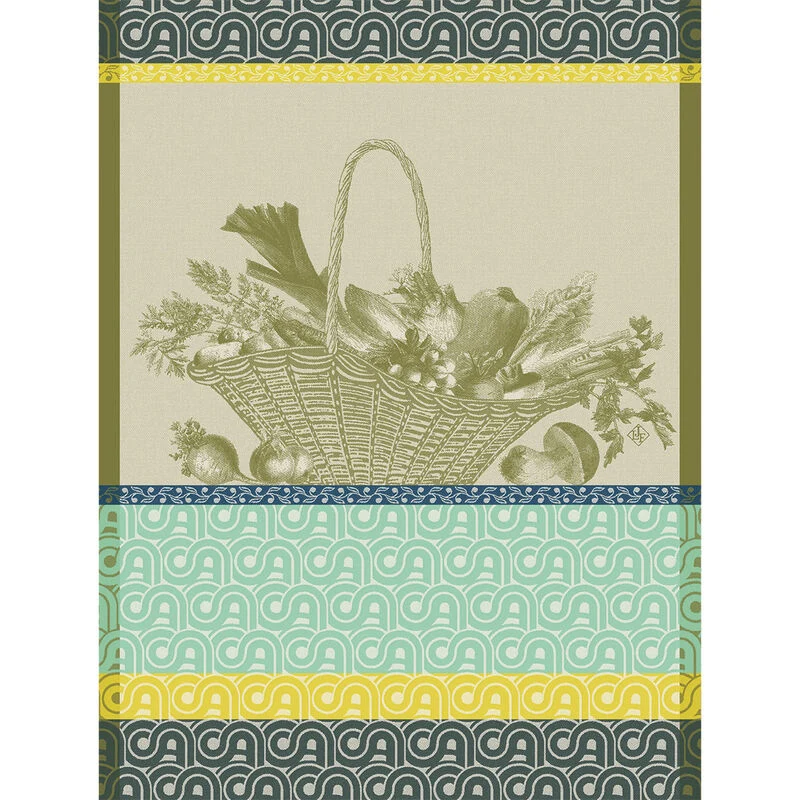 -Le Jacquard Francais- Geschirrtuch 80x60cm "Potarger d'Hiver" 100% Baumwolle