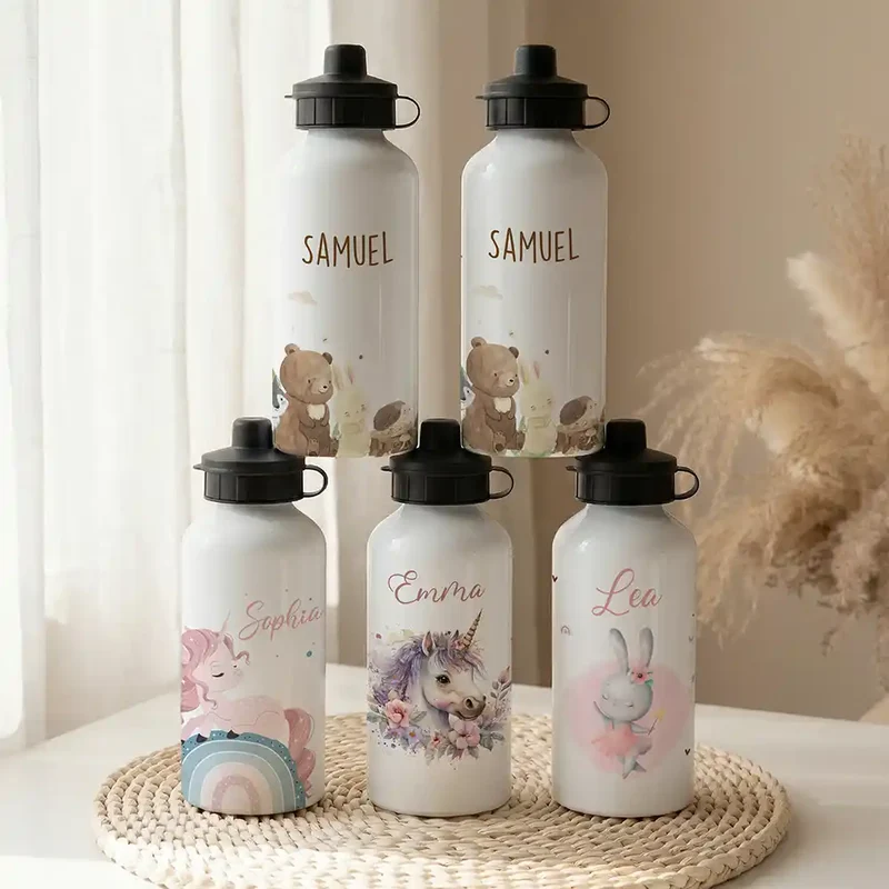 Personalisierte Trinkflasche Kinder – Waldfreunde
