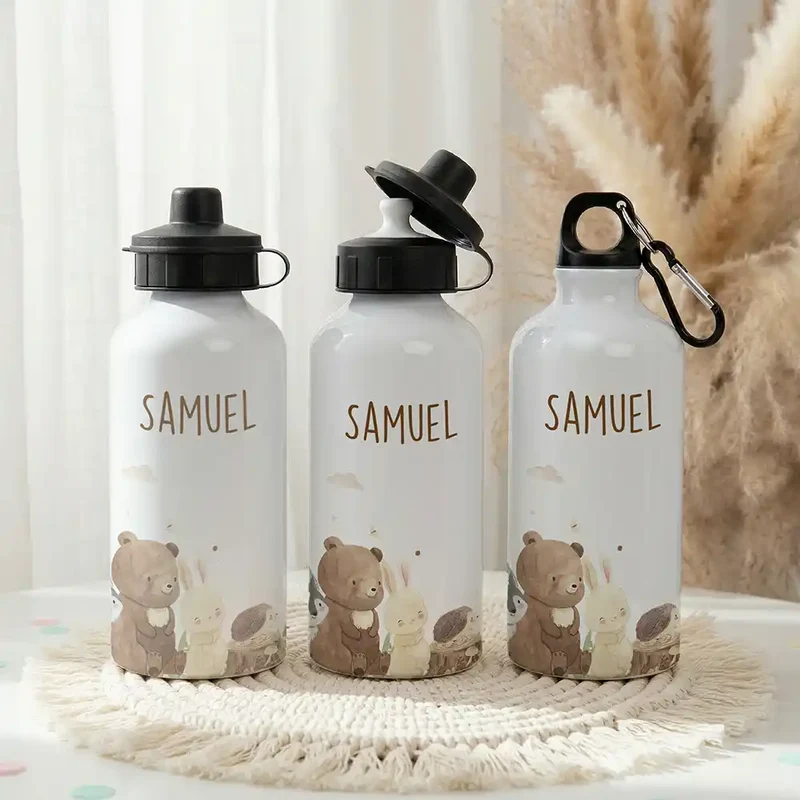 Personalisierte Trinkflasche Kinder – Waldfreunde
