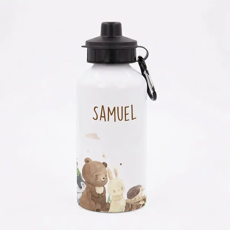 Personalisierte Trinkflasche Kinder – Waldfreunde