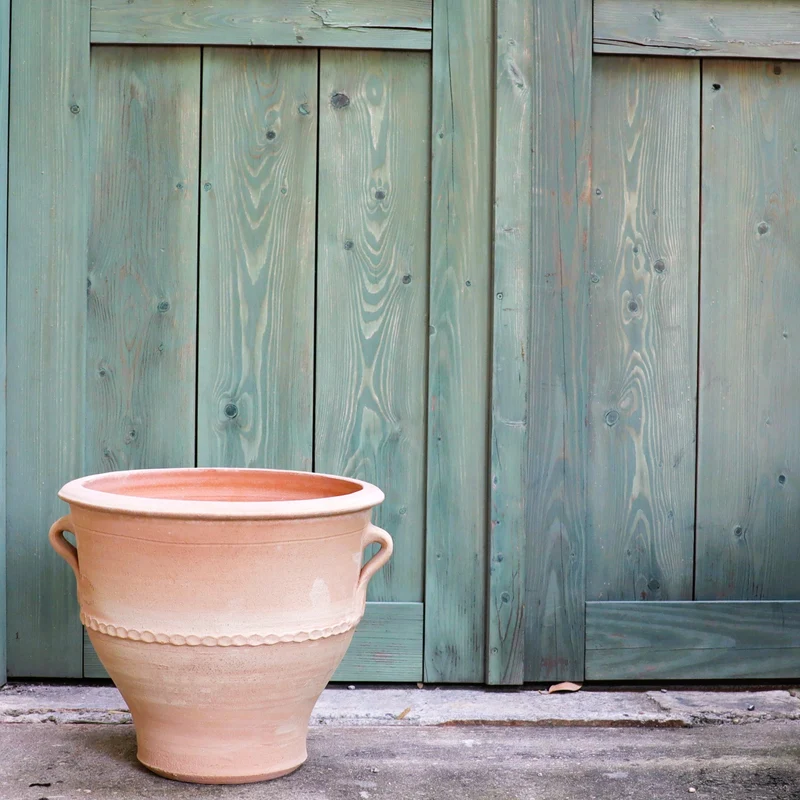 Terracotta Pflanzkübel "Rosa 2", H=35cm