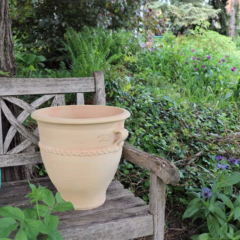 Terracotta Pflanzkübel "Rosa 2", H=35cm