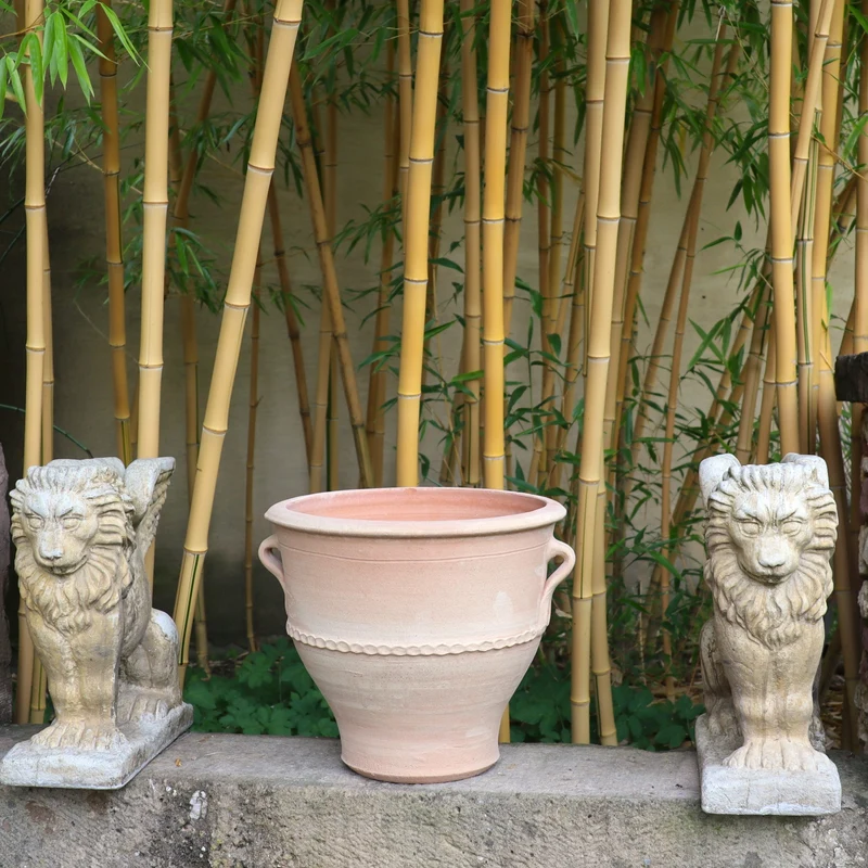 Terracotta Pflanzkübel "Rosa 2", H=35cm