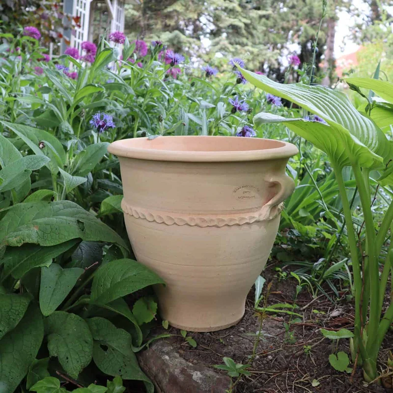 Terracotta Pflanzkübel "Rosa 2", H=35cm