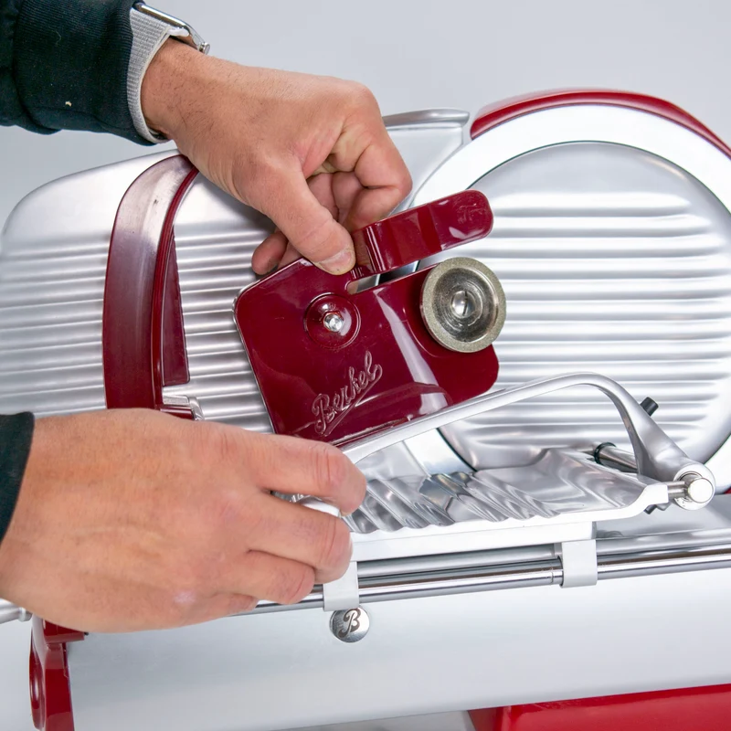 Berkel Home Line 200 Zubehörset, Messerabnehmer, Schleifaufsatz, Abdeckung + Poliertuch