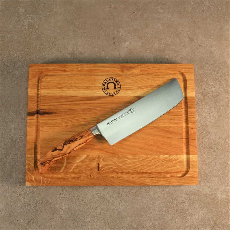Nakiri Messer 16 cm Klinge mit Olivenholz Griff