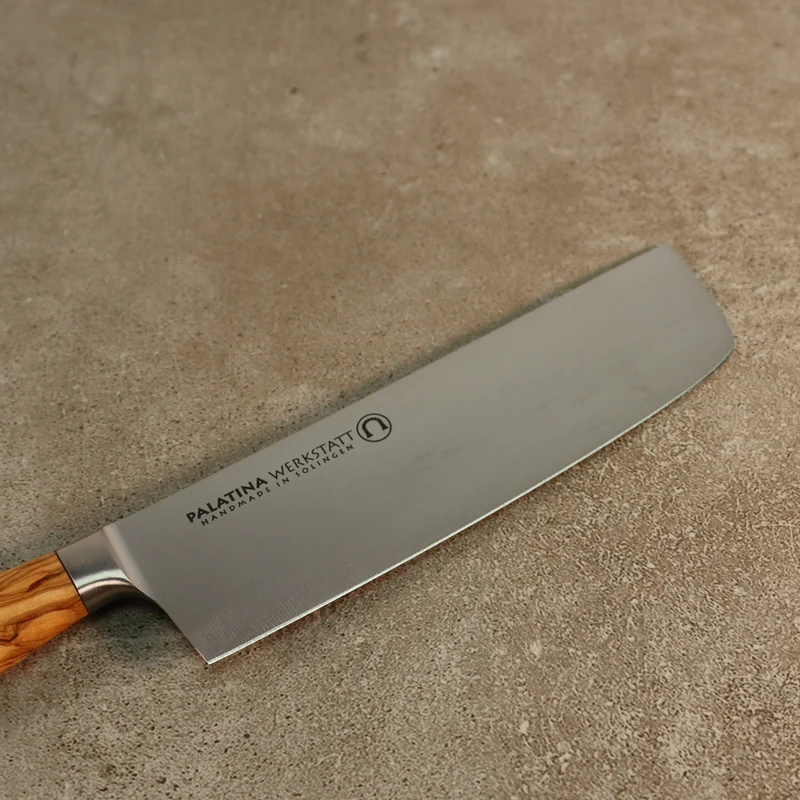 Nakiri Messer 16 cm Klinge mit Olivenholz Griff