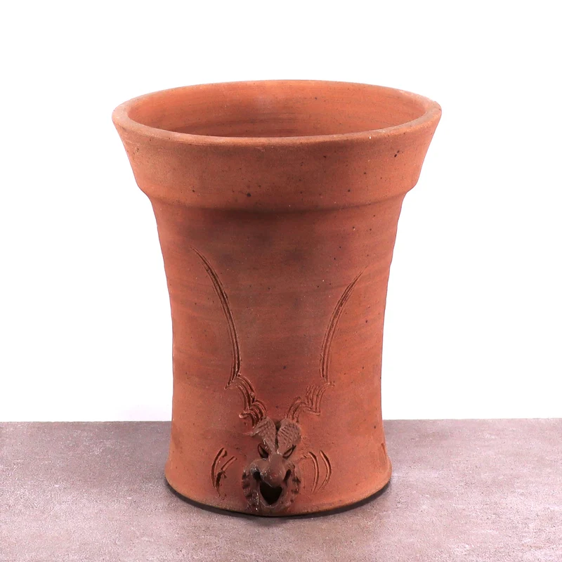 frostfester Terracotta Blumentopf