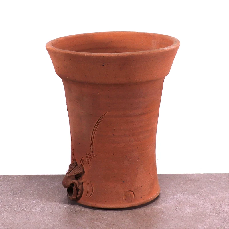 frostfester Terracotta Blumentopf