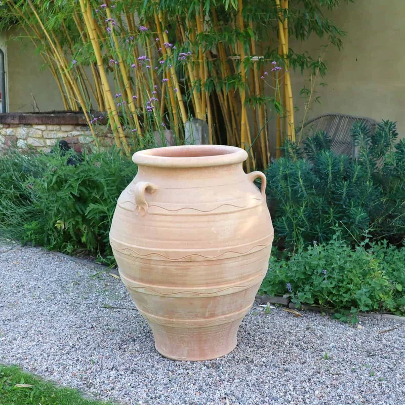 winterfeste Dekorationsamphore „Cassia“, H=70 cm