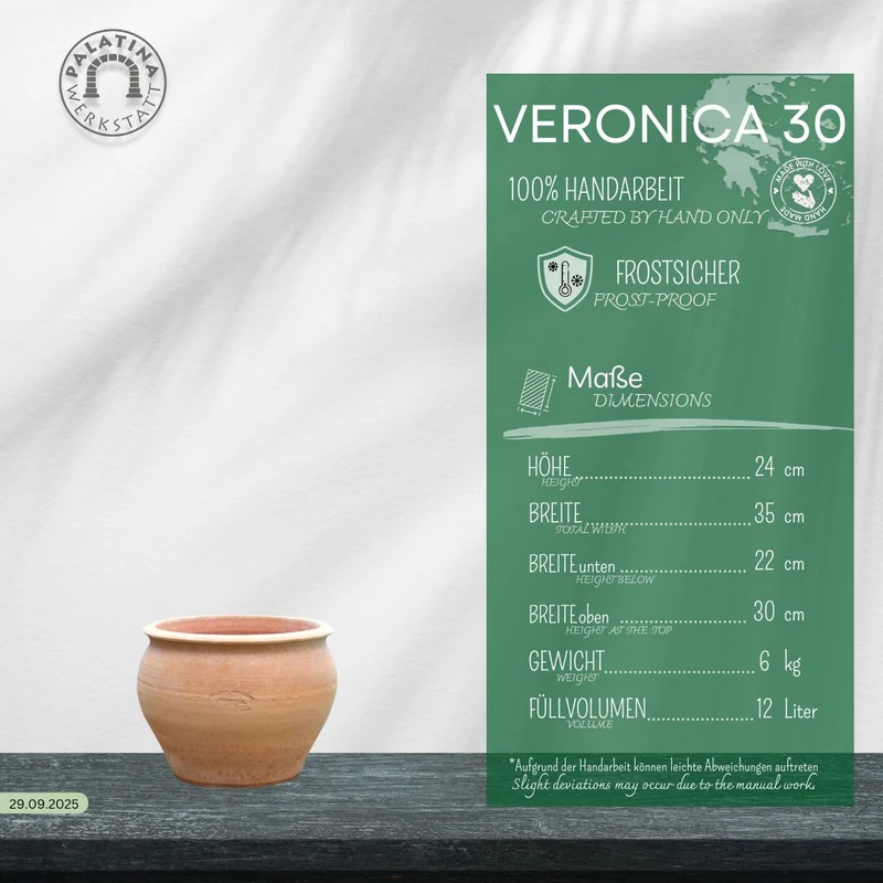 Pfanzentopf, Keramiktopf "Veronica", D=30cm