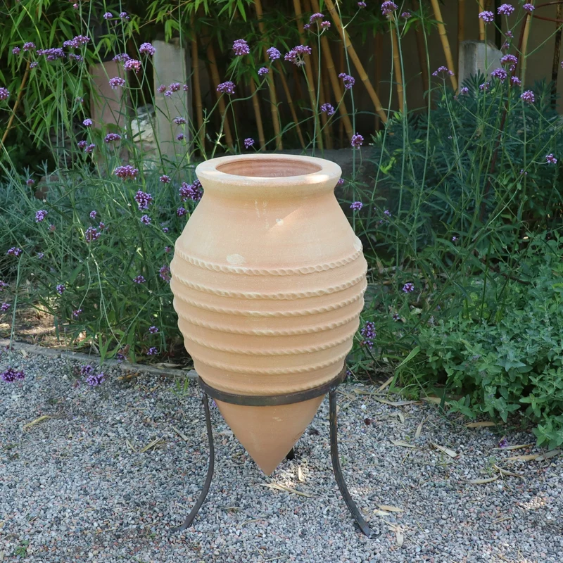 liegende Amphore "Vitex", H=60 cm mit Ständer