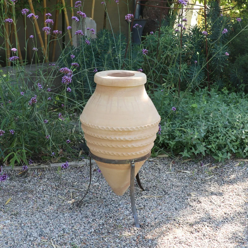liegende Amphore "Vitex", H=60 cm mit Ständer