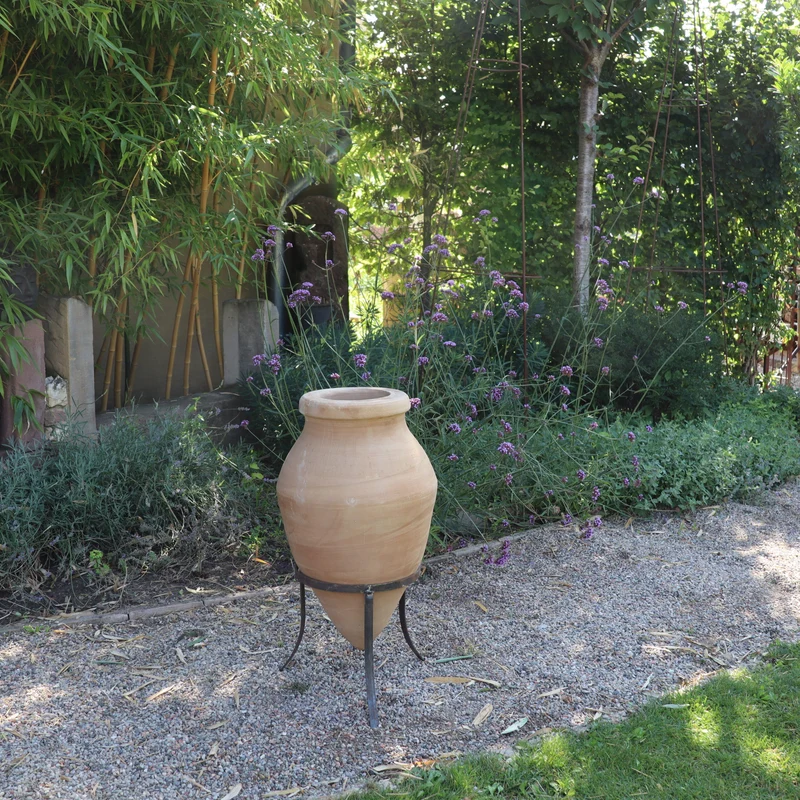 liegende Amphore "Vitex", H=60 cm mit Ständer