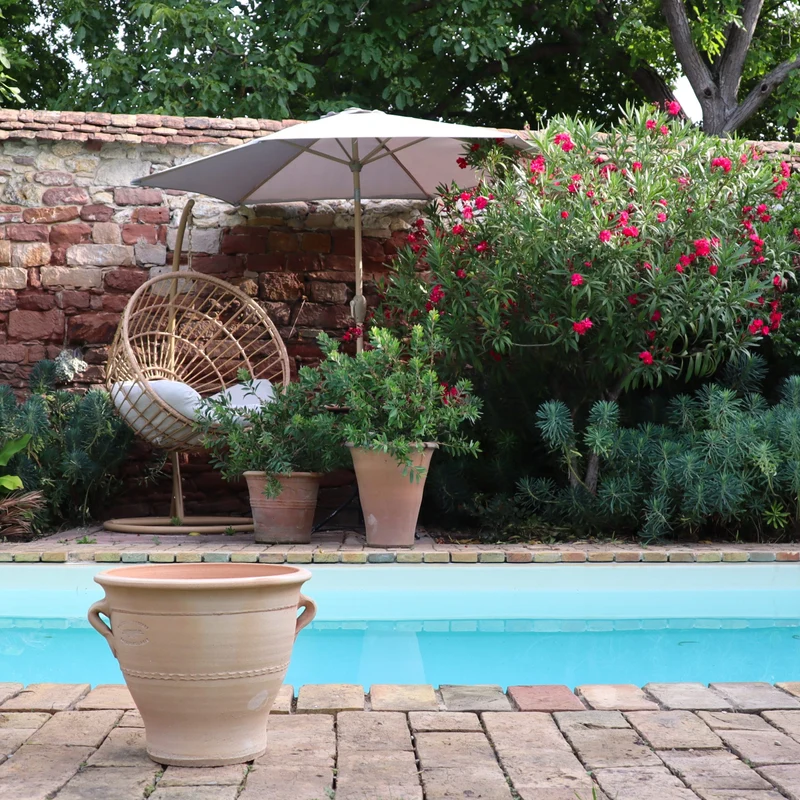 Terracotta Blumentopf "Rosa", H=25cm