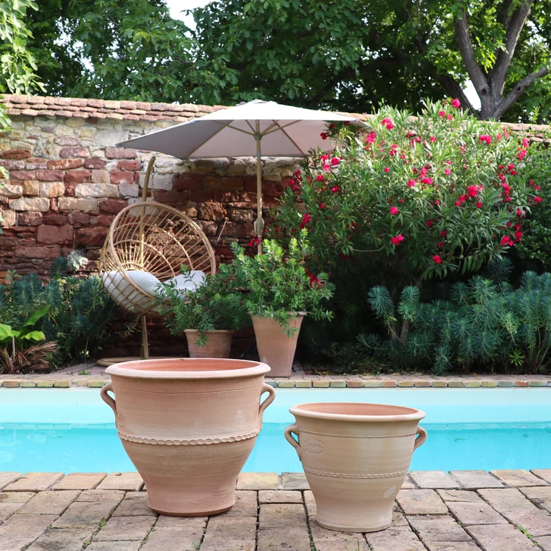 Terracotta Blumentopf "Rosa", H=25cm