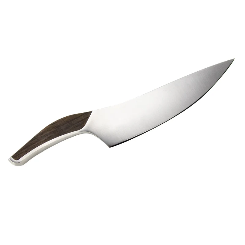 Güde Synchros Kochmesser, 23 cm Klinge + Fassholzbrett, 34x21 cm