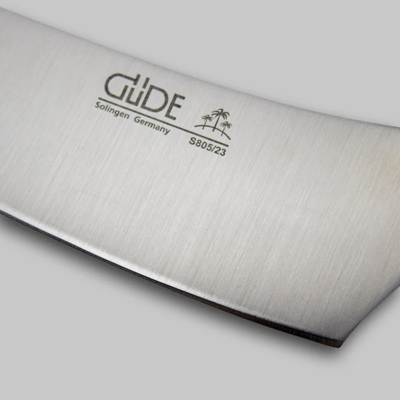 Güde Synchros Kochmesser, 23 cm Klinge + Fassholzbrett, 34x21 cm