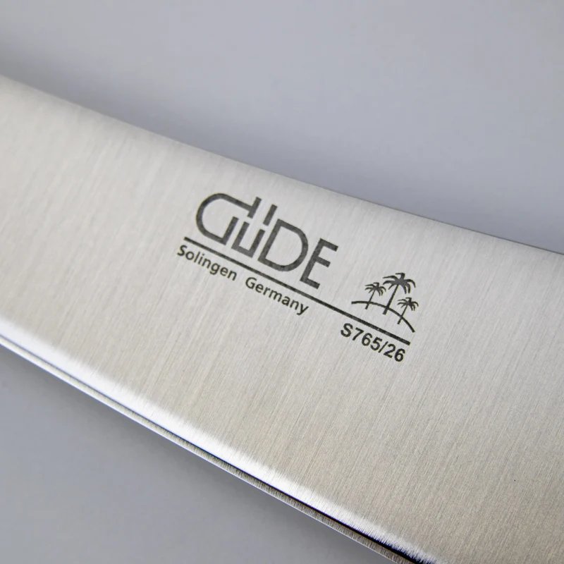 Güde Synchros Tranchiermesser, 26 cm Klinge + Fassholzbrett, 34x21 cm