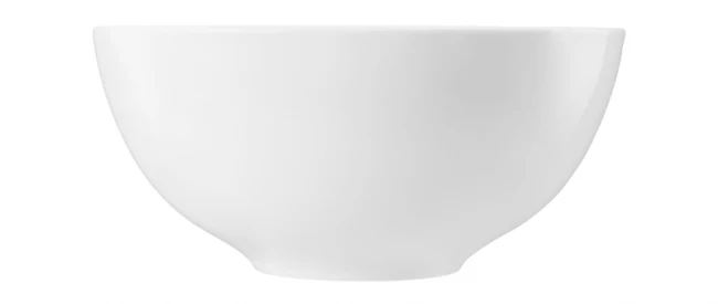 -Seltmann Weiden-, "Beat uni weiß" Schüssel 21cm mit Rillenrelief