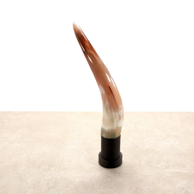 Forge de Laguiole | exklusive Pfeffermühle aus echtem Horn | handgefertigt +Tuch