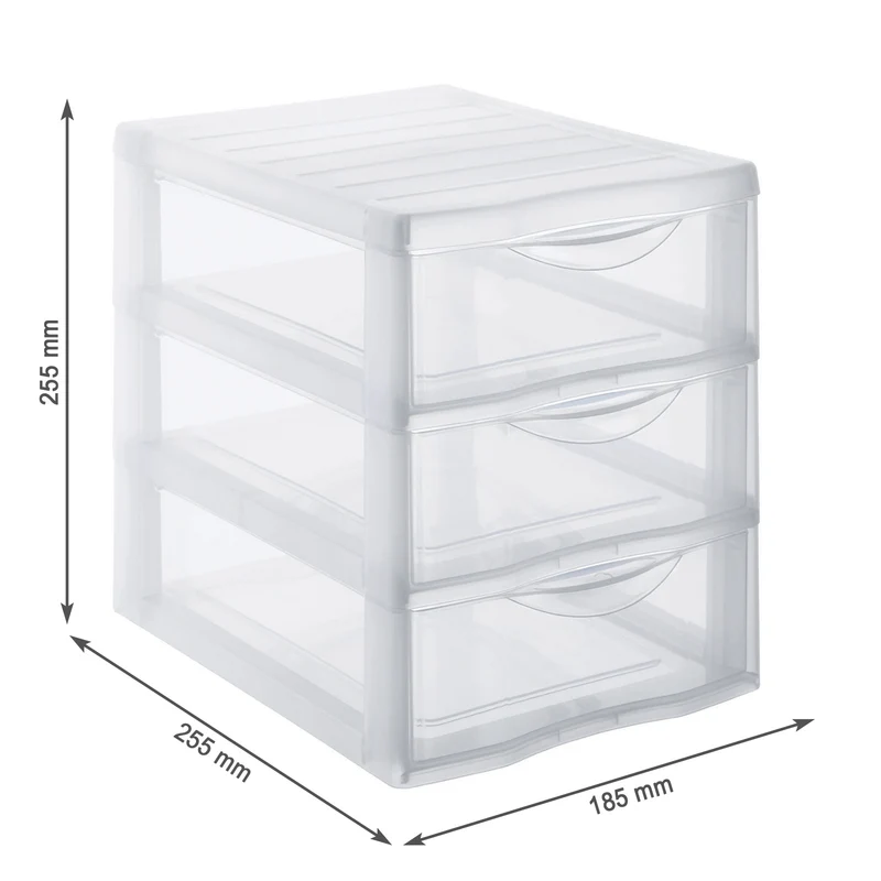 Schubladenbox 3 Schübe DIN A5 ORGAMIX