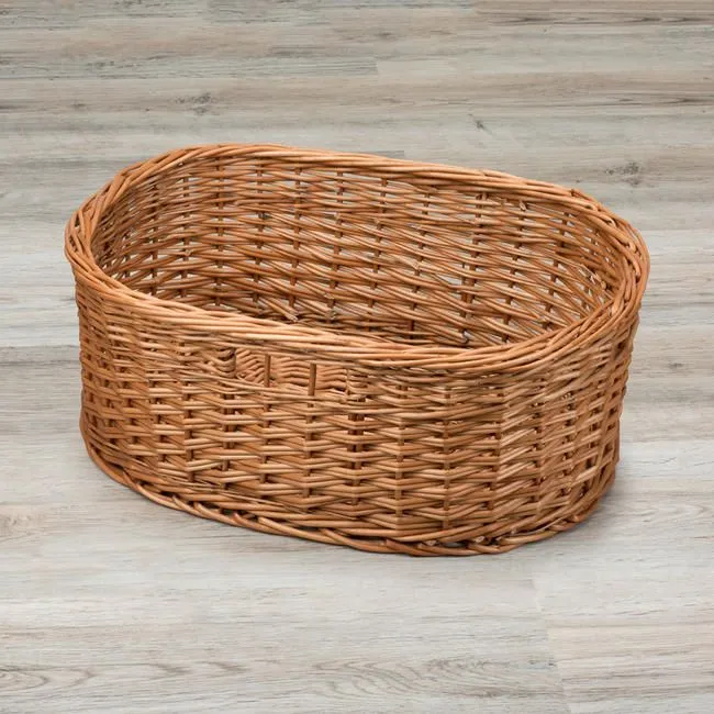 Füllkorb Oval aus Vollweide für Backwaren, Obst & Warenpräsentation