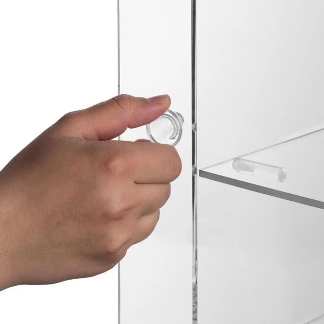 Food-Theken-Vitrine Acryl – Hygienische Speisevitrine mit 3 Böden