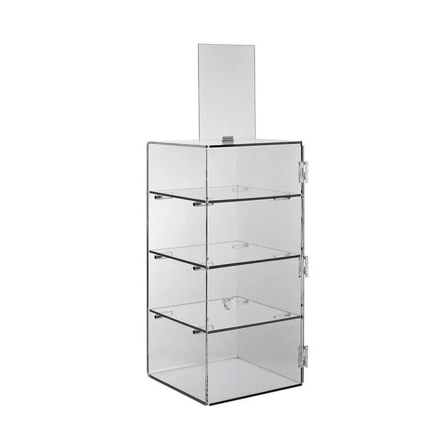 Food-Theken-Vitrine Acryl – Hygienische Speisevitrine mit 3 Böden