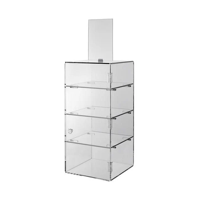 Food-Theken-Vitrine Acryl – Hygienische Speisevitrine mit 3 Böden
