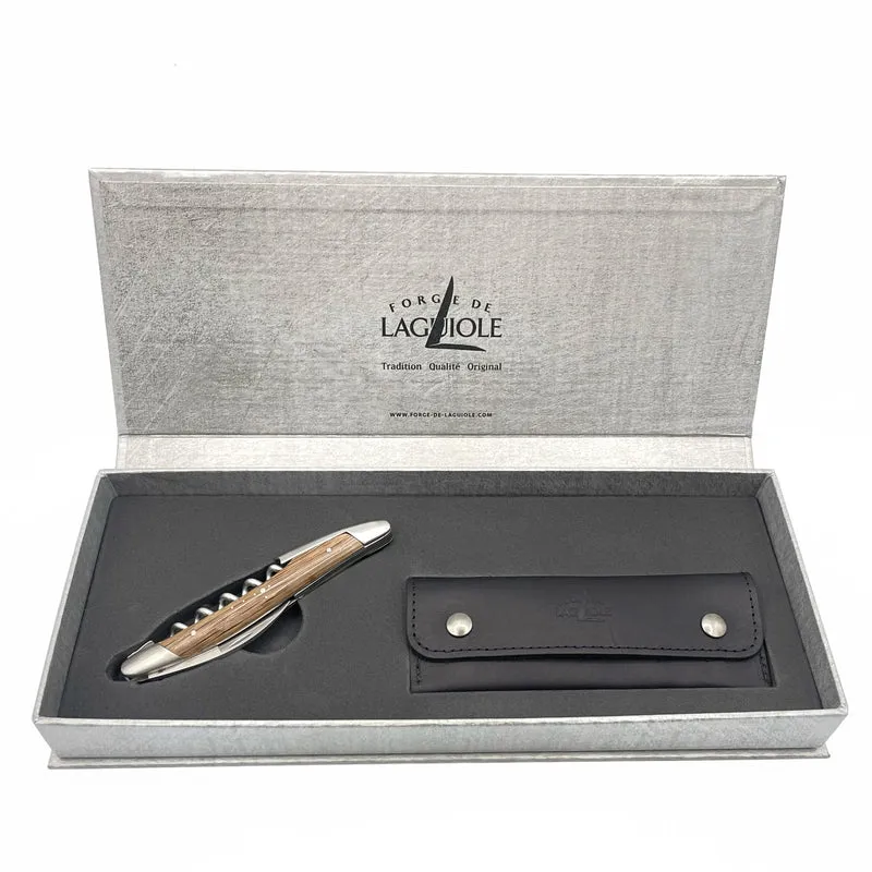 Forge De Laguiole Kellnermesser Sommelier | Mooreiche Rinde